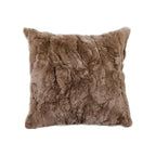 Taupe Plush Cushion