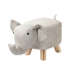Elephant Children's Bench - Grey