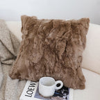 Taupe Plush Cushion