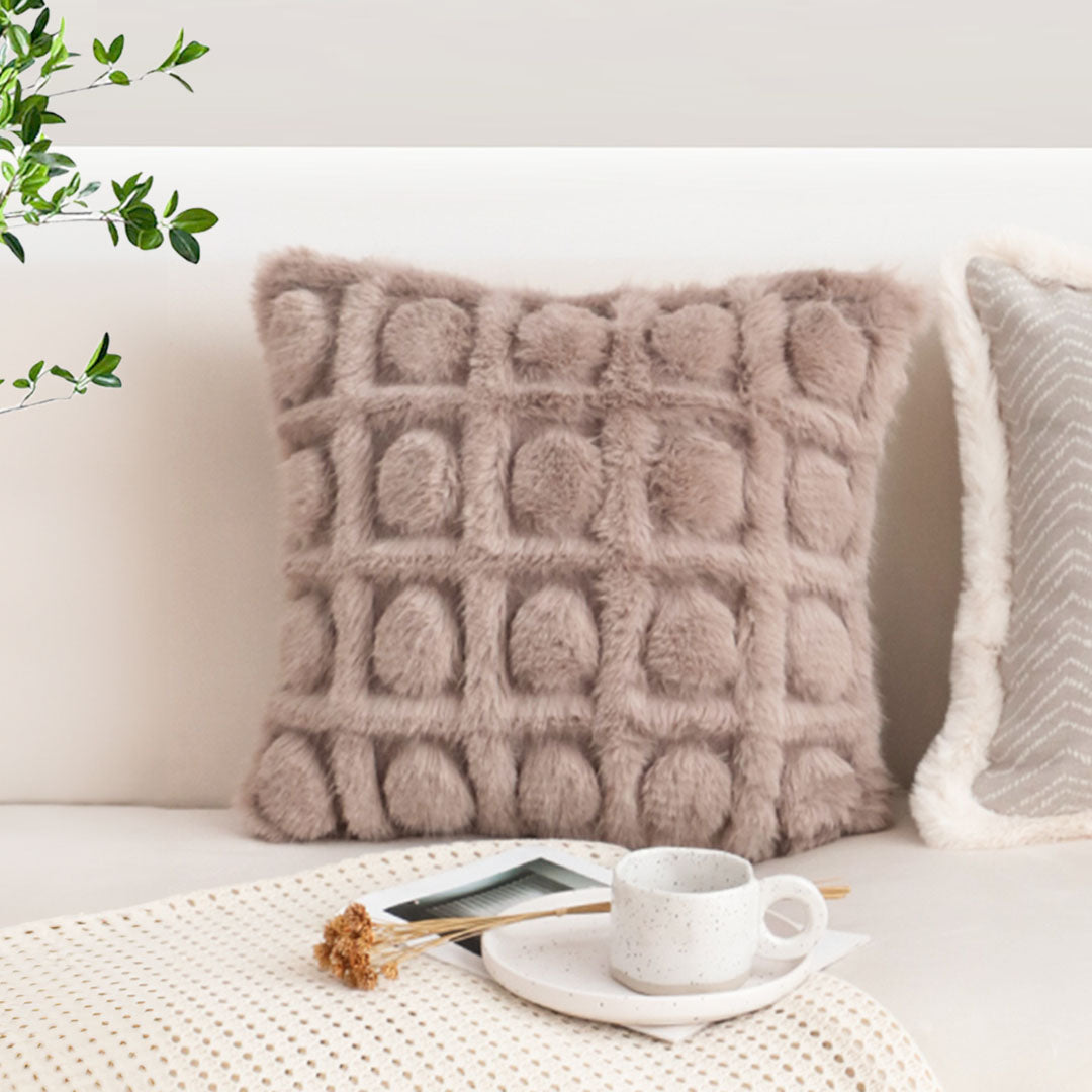 Herringbone Plush Cushion