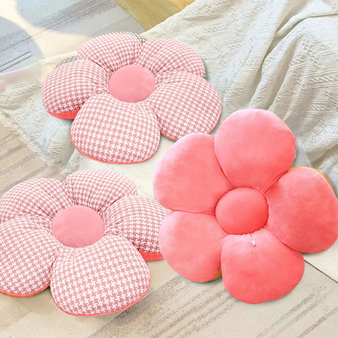 Pink Blossom Floor Cushion