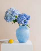 Foggy Glass Vase - blue, pink or pattern