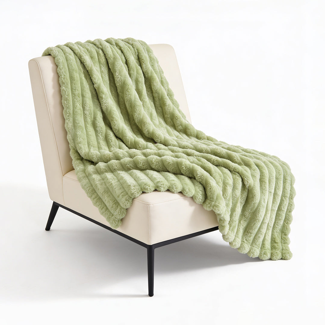 Aloe Velour Throw Blanket