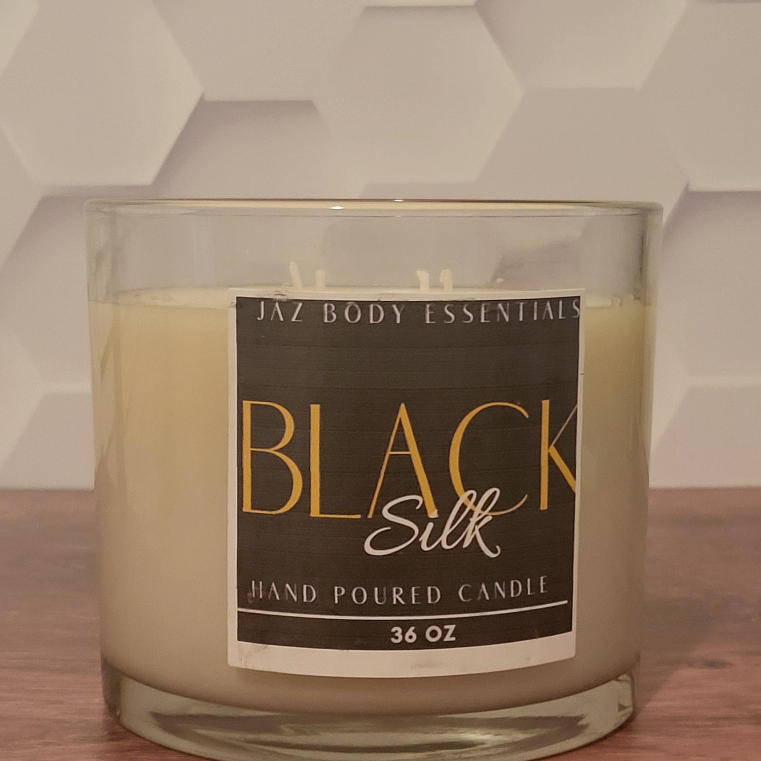 Black Silk 4 Wick Candle