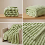 Aloe Velour Throw Blanket