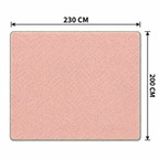 Blush Flannel Throw Blanket