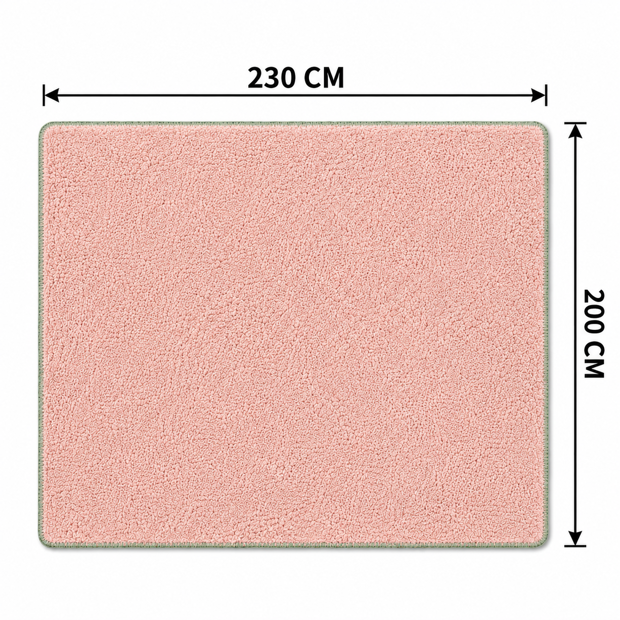 Blush Flannel Throw Blanket