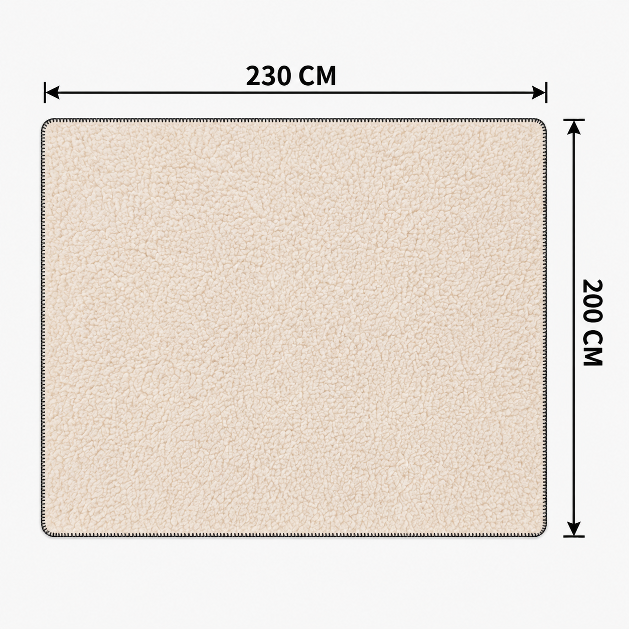 Peach Flannel Throw Blanket