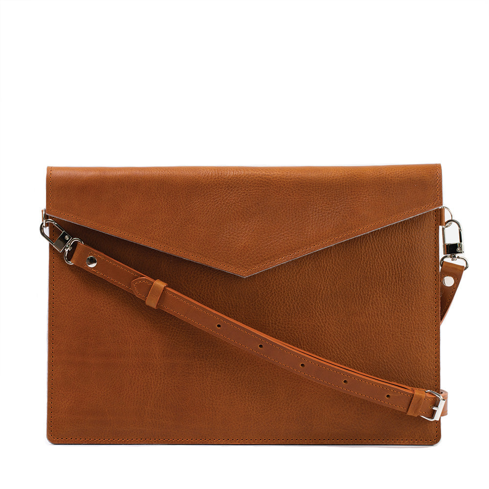 Aurelia Leather Bag for iPad with adjustable strap-1