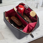 Belgrave Leather Cosmetic Case – Elegant & Functional Makeup Bag for Travel-1