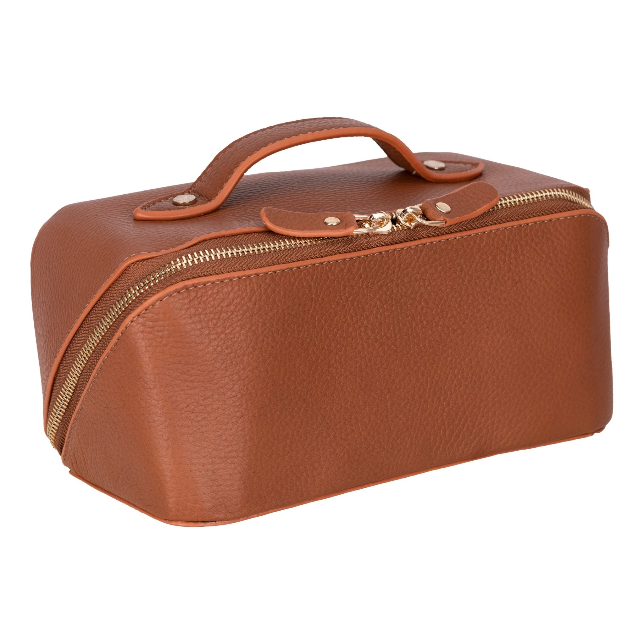 Belgrave Leather Cosmetic Case – Elegant & Functional -11