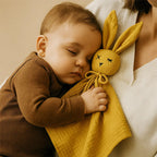 doudou lange coton biologique lapin papate garçons