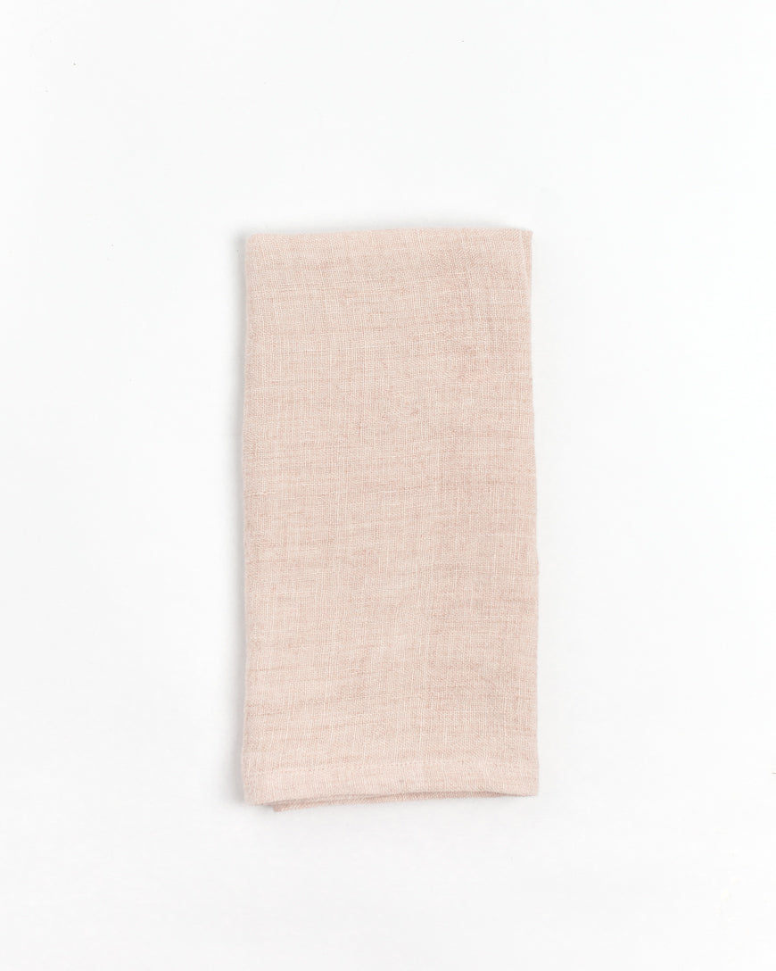 Calista Stone Washed Linen Dinner Napkins