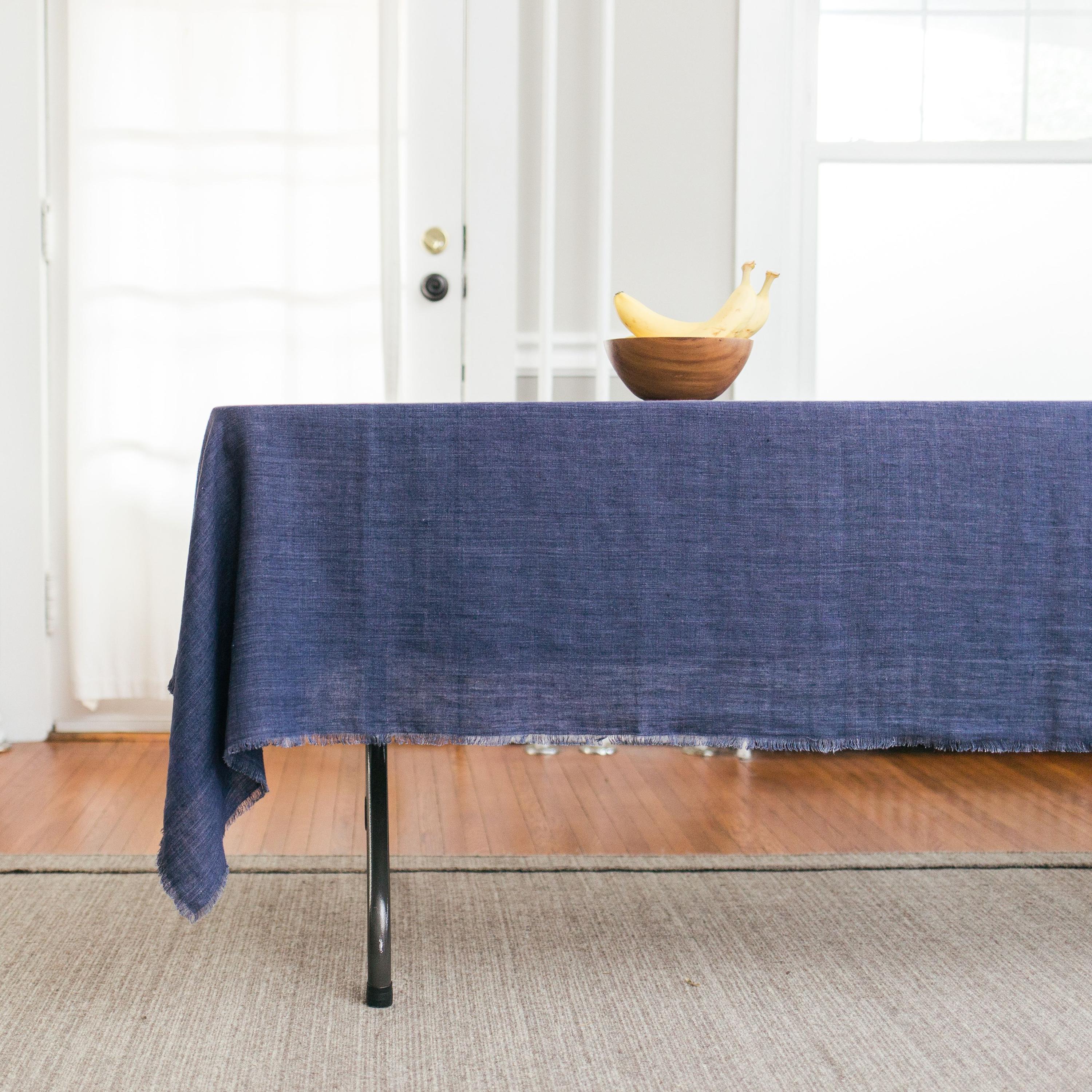 Calista Stonewashed Linen Tablecloth
