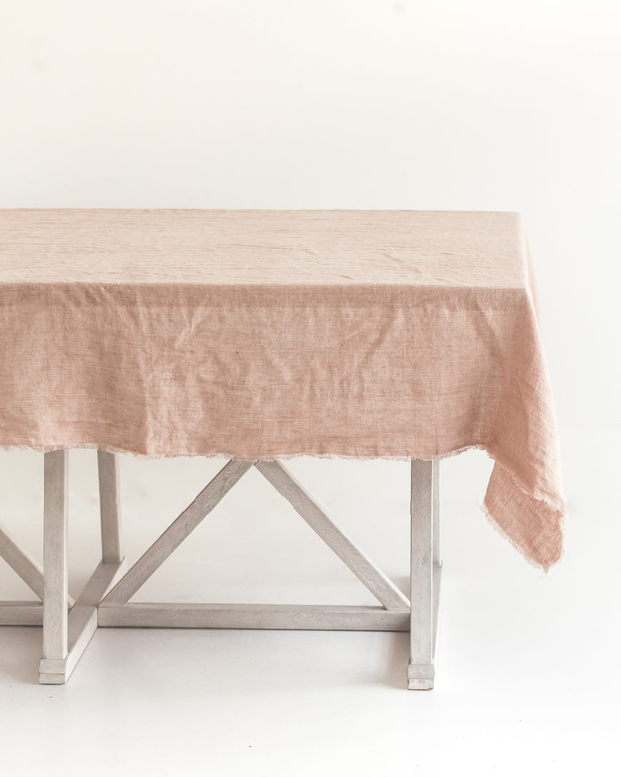 Calista Stonewashed Linen Tablecloth