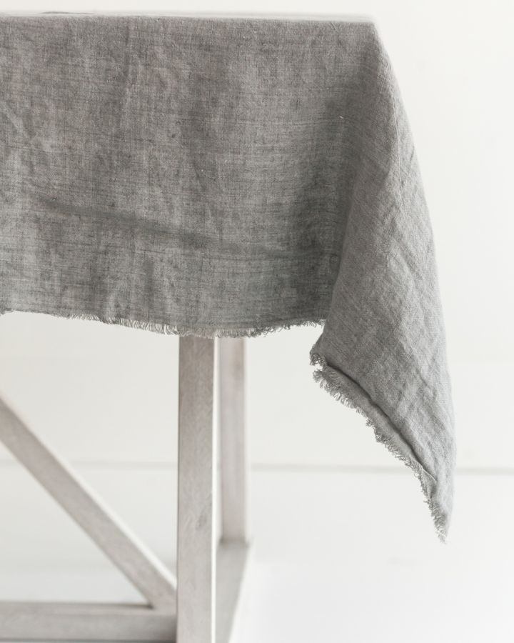 Calista Stonewashed Linen Tablecloth