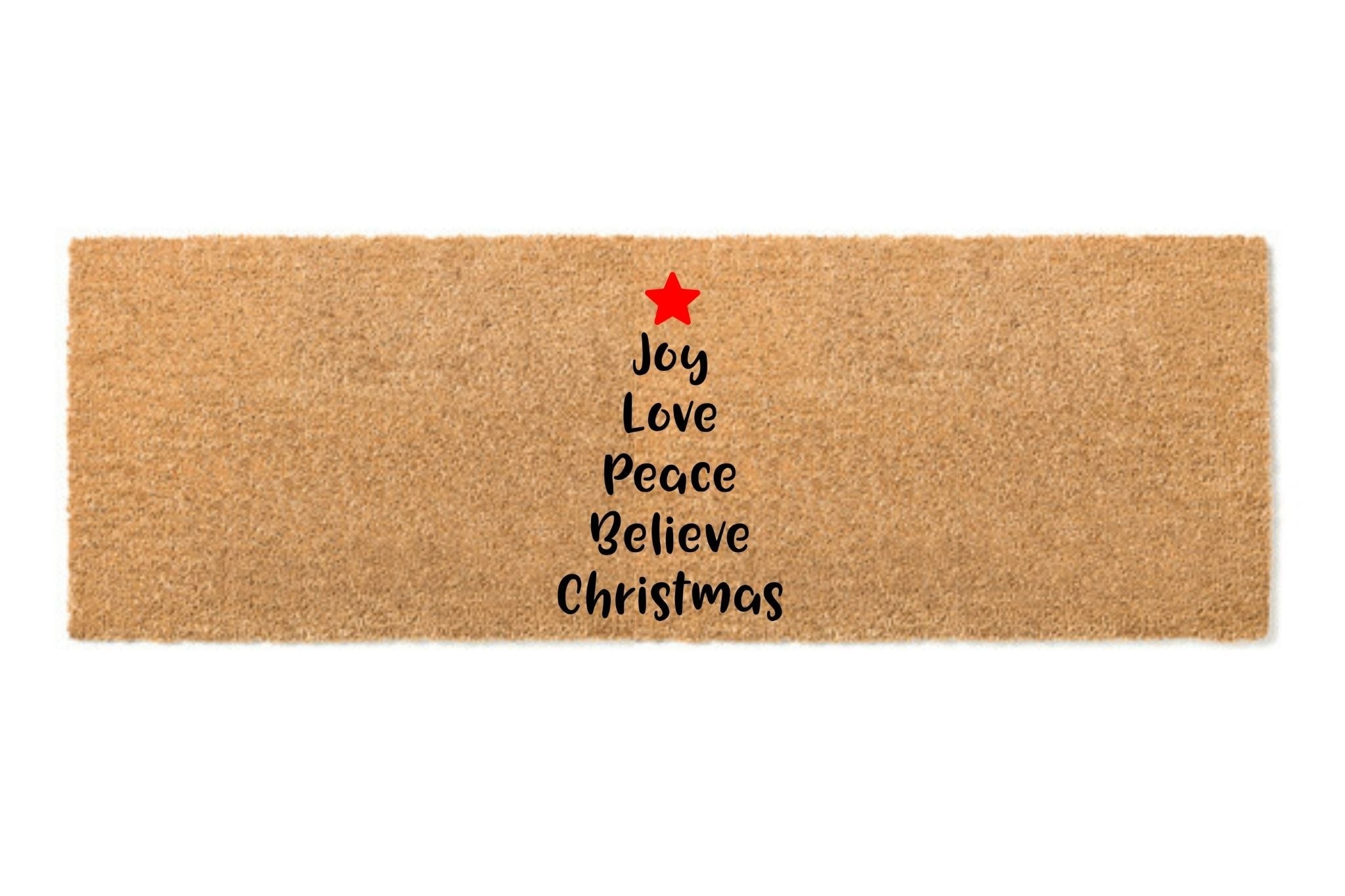 Merry Message Coir Doormat