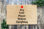 Merry Message Coir Doormat