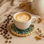 Cascade – Checkered Pattern Coasters
