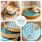 Ripple – Checkered Pattern Coasters