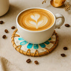 Ripple – Checkered Pattern Coasters