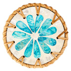 Ripple – Checkered Pattern Coasters