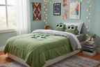 Cute Whimsical 2-in-1 Throw Pillow Blanket – Playful, Soft & Versatile