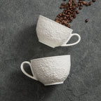 Rock Texture Coffee Cup & Saucer Set