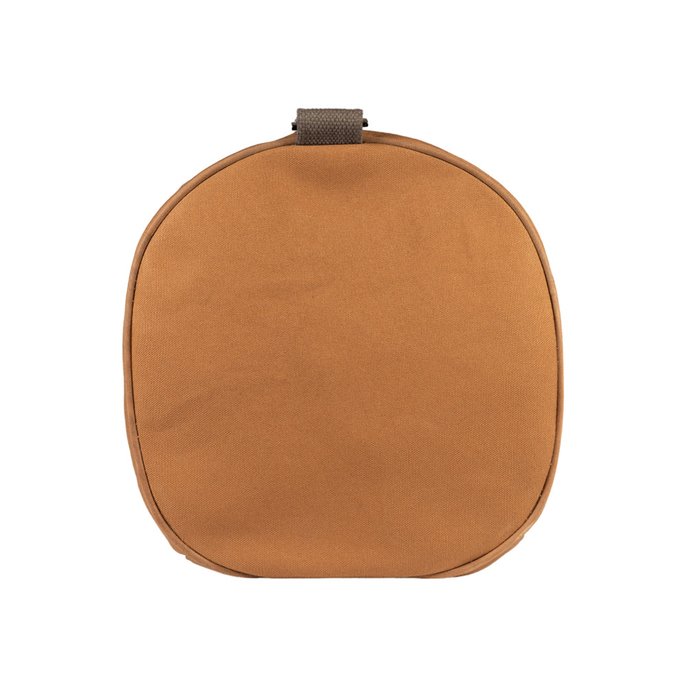 K2006UB | Borsone da Viaggio in Canvas di Cotone 100% /Vera Pelle, pieno fiore, Naked - Colore Cuoio, chiusura con lampo. Dimensioni: cm 45 x 25 x 28 - Confezione: Sacchetto in Tnt-2