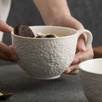 Rock Texture Coffee Cup & Saucer Set