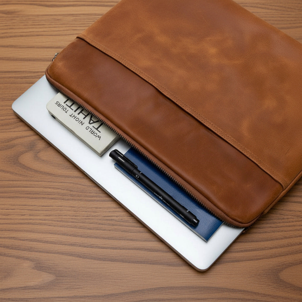 Kemmerer Leather Sleeve for iPad and MacBook-4