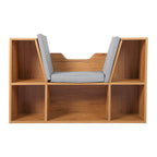 Levede Kids Wooden Toy Box with Seat – Brown Storage Chest