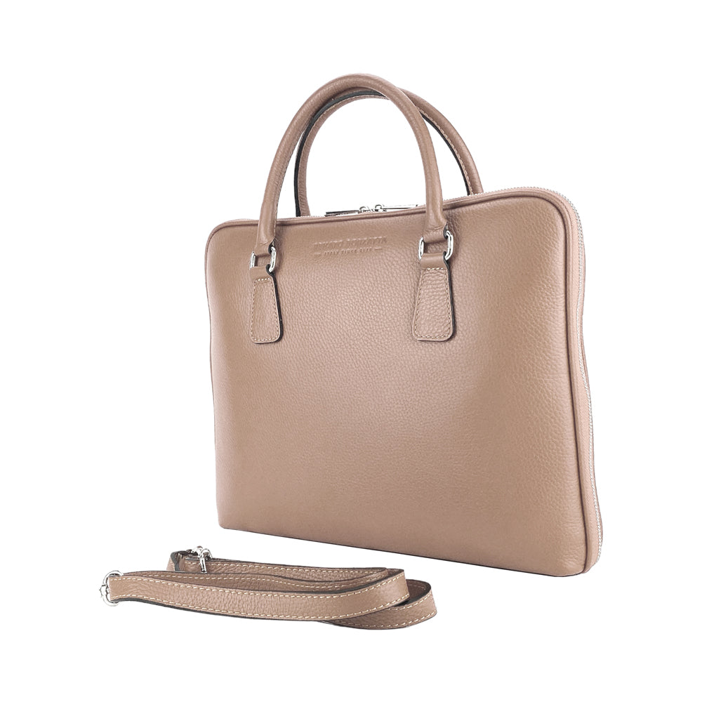 RB1019AQ | Linea_Forte_Unisex_leather_Business_Briefcase_- Dimensioni: cm 37 x 29 x 6,5-4
