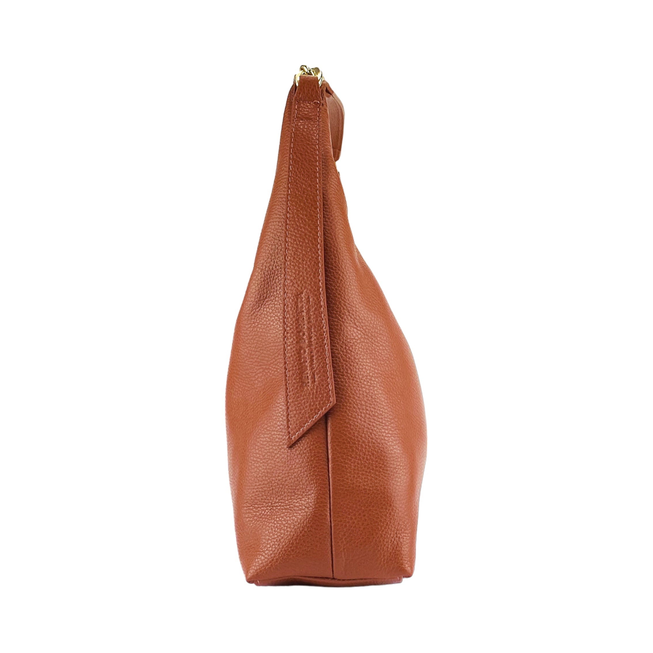 RB1017AM | Luna Morbida – The Soft Curve Shoulder Bag - Paprika- Dimensioni: cm 36 x 40 x 13-3
