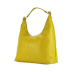 RB1017AR | BLuna Morbida – The Soft Curve Shoulder Bag - Mustard - Dimensioni: cm 36 x 40 x 13-4