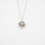 Planet Aroma Necklace – Purple Lavender with Golden Flakes