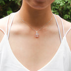 Planet Aroma Necklace – Purple Lavender with Golden Flakes