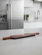 Marelle Hammered Glass Serving Board - Long