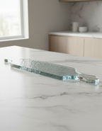 Marelle Hammered Glass Serving Board - Long