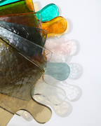 Marelle Hammered Glass Serving Board - Square