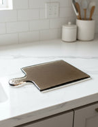 Marelle Hammered Glass Serving Board - Square