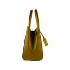 RB1004R | Milano Leather Handbag – Elegant, Organised & Versatile - Mustard - Colore Senape - Dimensioni: cm 33 x 25 x 15 + Manici 13 cm-4