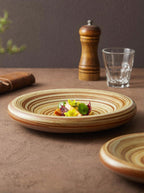 Spiral Stoneware Plate