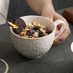 Rock Texture Coffee Cup & Saucer Set