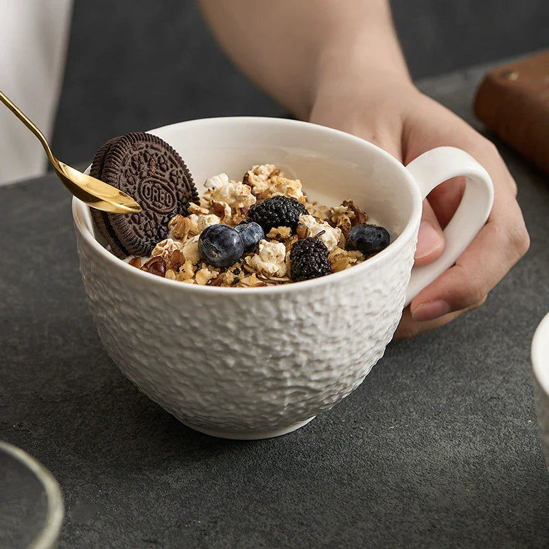 Rock Texture Coffee Cup & Saucer Set