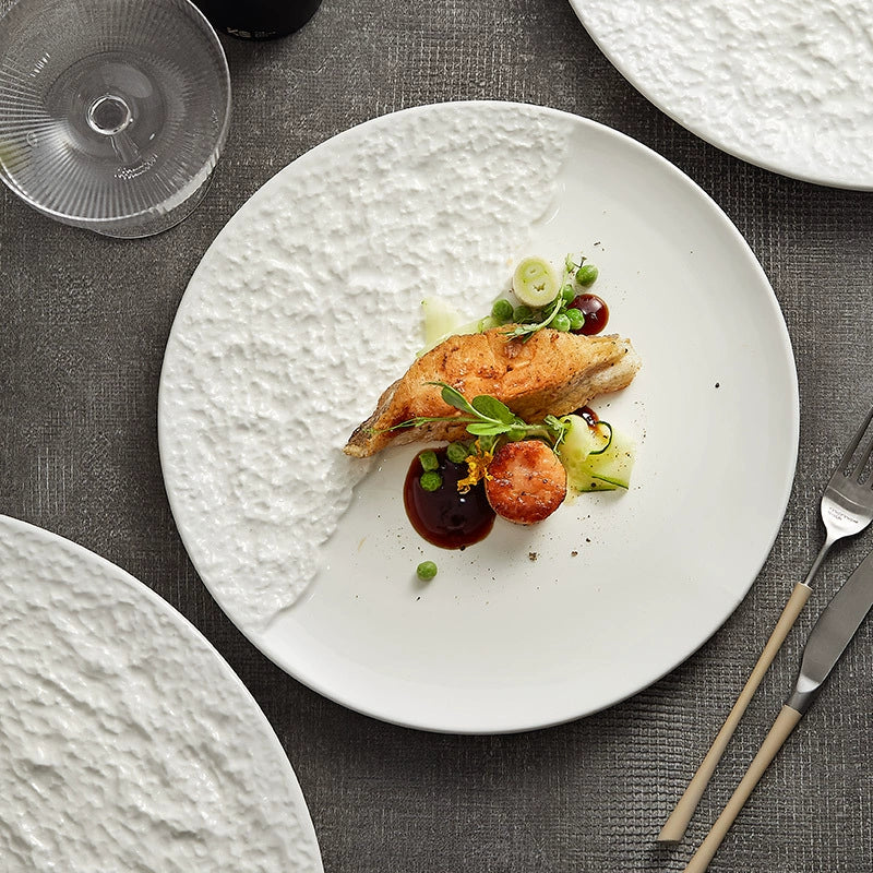 Artistic Contrast Ceramic Dinner Plate