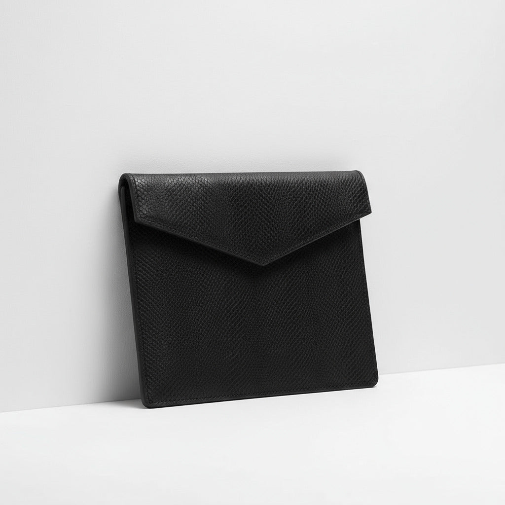 iPad Leather Sleeve - Snake Print-1