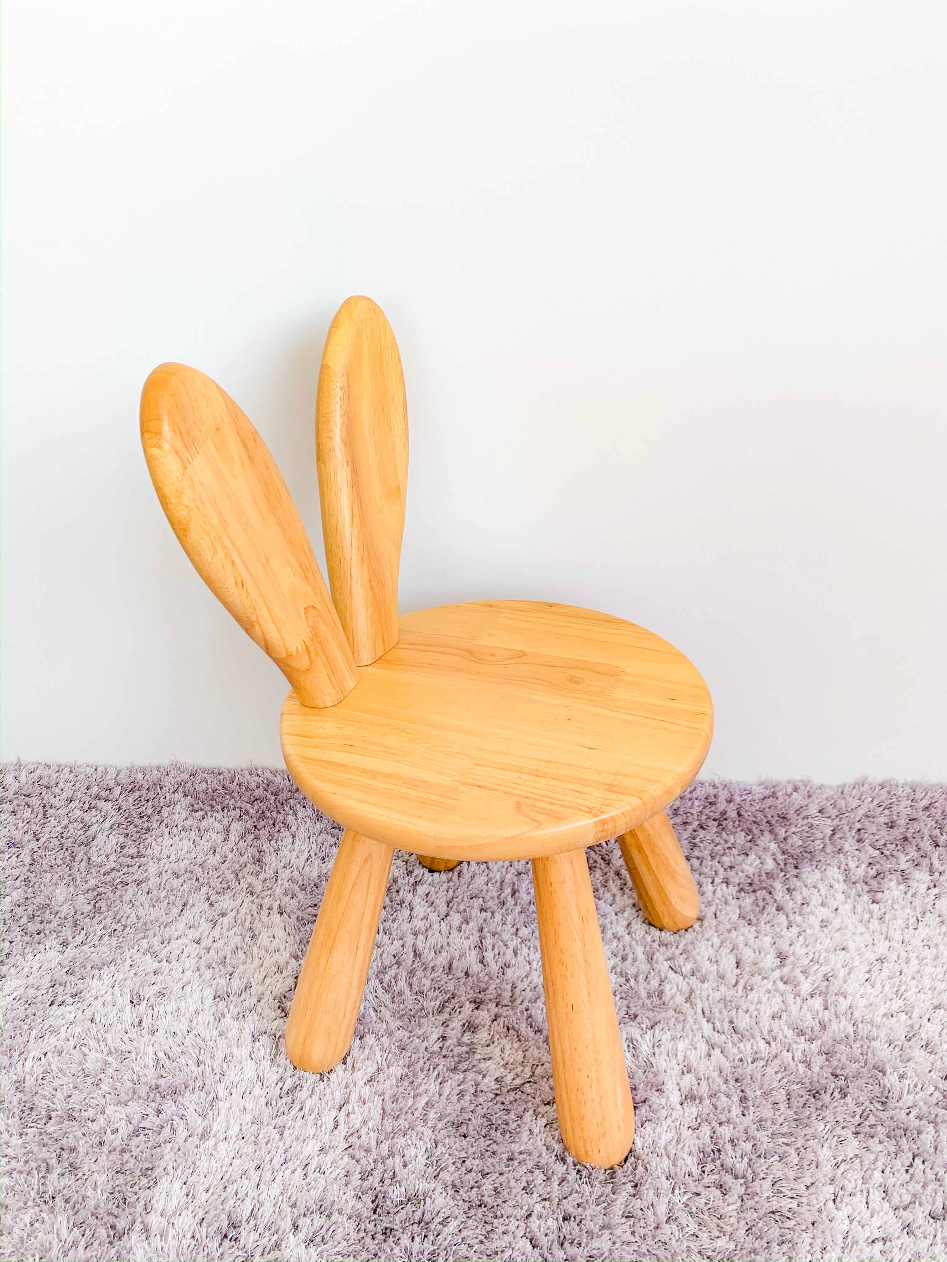 Solid Wood Kids Furniture Zoo Bunny Chair-2