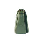 RB1002E | BSerena_Italian_Leather_Shoulder_Bag_Antique_Green_ - Dimensioni: cm 26 x 20 x 10-3