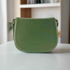 RB1002E | Serena_Italian_Leather_Shoulder_Bag_Antique_Green_- Dimensioni: cm 26 x 20 x 10-4